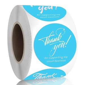 120  1.5" Thank You for Supporting My Small